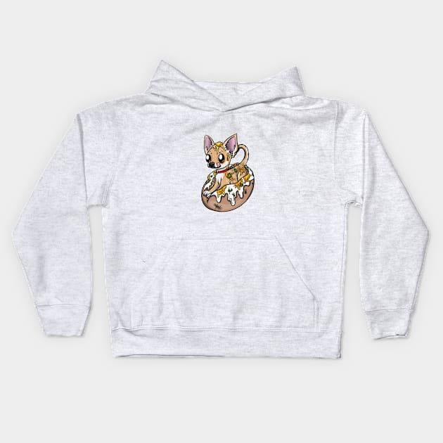 Baked Puptato Kids Hoodie by KayyArkham